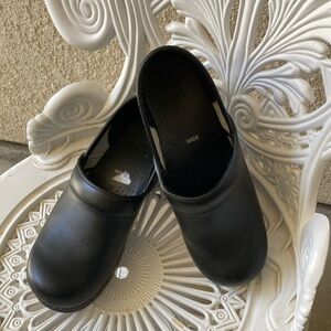 COPY - Dansko Black Platform Shoes with Modern Elegance